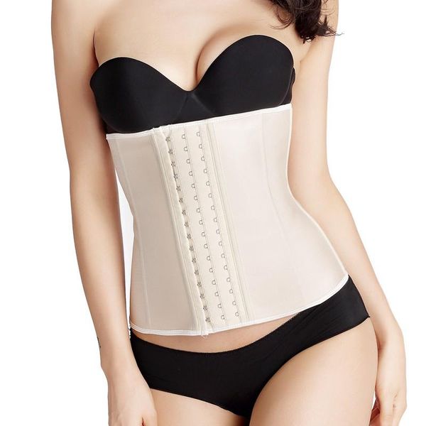 women's shapers women slimming fat burning tummy control compression body shaper adjustable hooks 9 steel boned nude latex waist traine, Black;white
women's shapers women slimming fat burning tummy control compression body shaper adjustable hooks 9 steel boned nude latex waist traine, Black;white