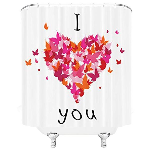 love you heart-shaped shower curtain bath mildew proof curtains for bathtub bathing cover large wide with hooks
love you heart-shaped shower curtain bath mildew proof curtains for bathtub bathing cover large wide with hooks