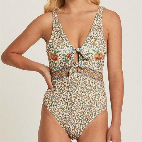 women's floral printed bikini summer bandage backless swimwear one-piece hollow out bowknot swimming beachwear suits
women's floral printed bikini summer bandage backless swimwear one-piece hollow out bowknot swimming beachwear suits