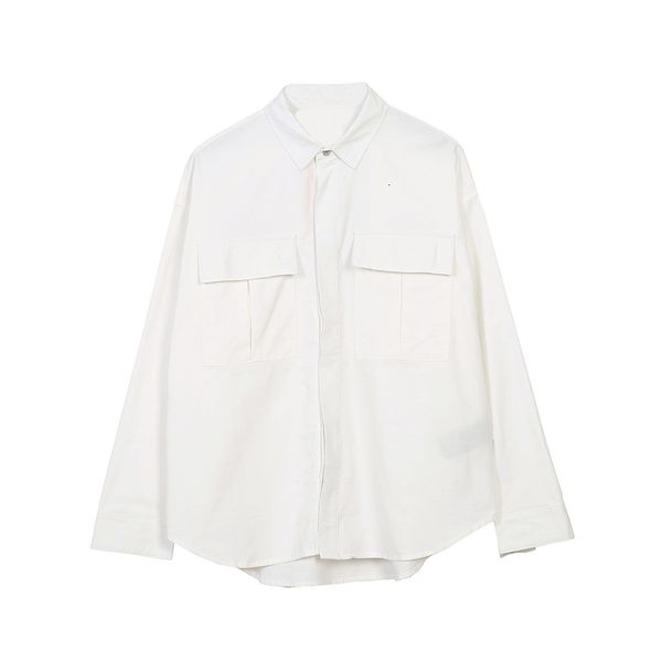 version 1:1 essentials fog 2021 sixth collection shirt for women black/white cotton oversized men long sleeve shirts, White;black
version 1:1 essentials fog 2021 sixth collection shirt for women black/white cotton oversized men long sleeve shirts, White;black