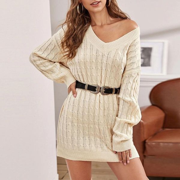 casual dresses beige twist knitted sweater dress women v neck short solid fashion high waist office bodycon autumn winter 2021, Black;gray
casual dresses beige twist knitted sweater dress women v neck short solid fashion high waist office bodycon autumn winter 2021, Black;gray