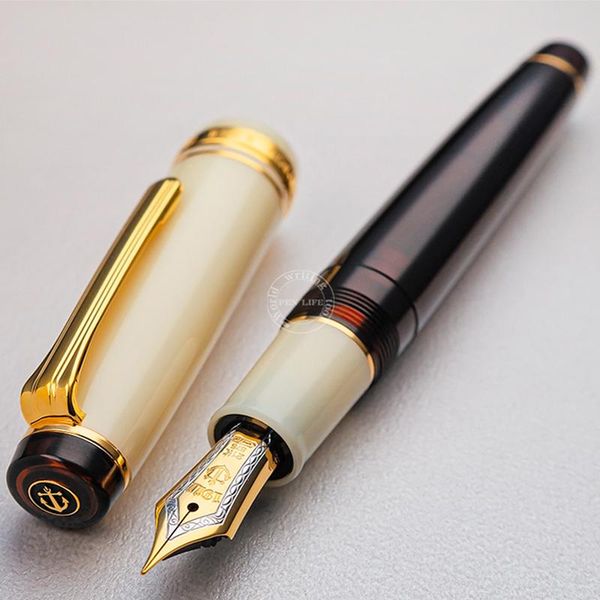 japan fountain pen mocha & ivory contrast color 21k golden flat large 11-8234 pens
japan fountain pen mocha & ivory contrast color 21k golden flat large 11-8234 pens