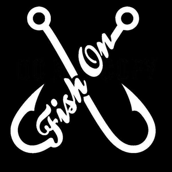 fish hook water fishing decals car window decoration personality waterproof decals black/white, 13cm*13cm
fish hook water fishing decals car window decoration personality waterproof decals black/white, 13cm*13cm