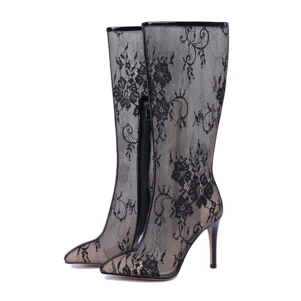 fashion size 32-48 women summer sandal boots leather mesh round toe lace up high heel 9.5cm lady rome sandals shoes w-1, Black
fashion size 32-48 women summer sandal boots leather mesh round toe lace up high heel 9.5cm lady rome sandals shoes w-1, Black