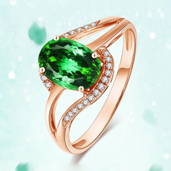 cluster rings luxury gemstones jewelry emerald ring for women 18k rose gold color green crystal zircon diamonds trendy party accessory gifts, Golden;silver
cluster rings luxury gemstones jewelry emerald ring for women 18k rose gold color green crystal zircon diamonds trendy party accessory gifts, Golden;silver