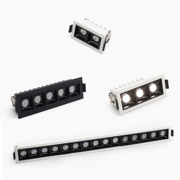 downlights dimmable long square led ceiling spot light 2w 4w 10w 20w 30w recessed downlight for living room aisle
downlights dimmable long square led ceiling spot light 2w 4w 10w 20w 30w recessed downlight for living room aisle