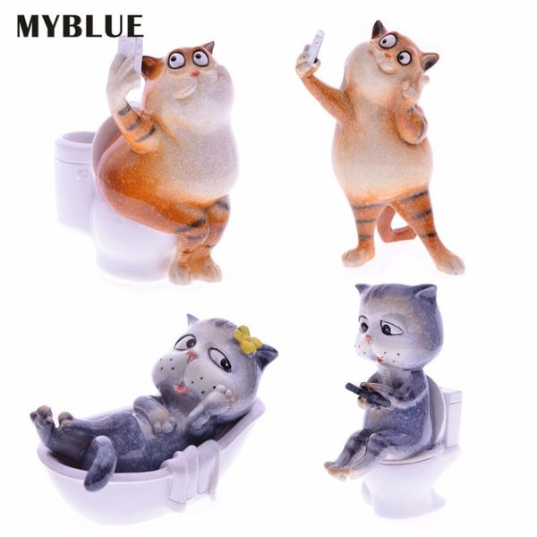 kawaii artificial animal resin cat in wc take shower selfie figurines nordic home room decorations accessories modern decorative objects &
kawaii artificial animal resin cat in wc take shower selfie figurines nordic home room decorations accessories modern decorative objects &