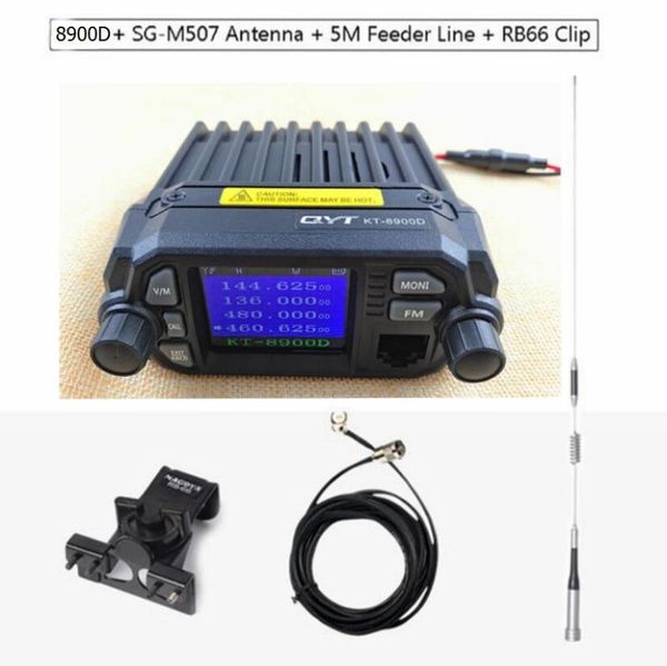walkie talkie qyt kt-8900d radio transceiver 136~174/400~480mhz car mobile quad band display 25w + antenna
walkie talkie qyt kt-8900d radio transceiver 136~174/400~480mhz car mobile quad band display 25w + antenna