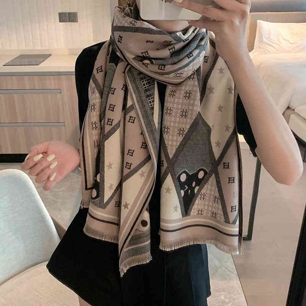 design warm short beard tassel travel elegant autumn and outer imitation cashmere decorative women's versatile lengthened scarf, Blue;gray
design warm short beard tassel travel elegant autumn and outer imitation cashmere decorative women's versatile lengthened scarf, Blue;gray