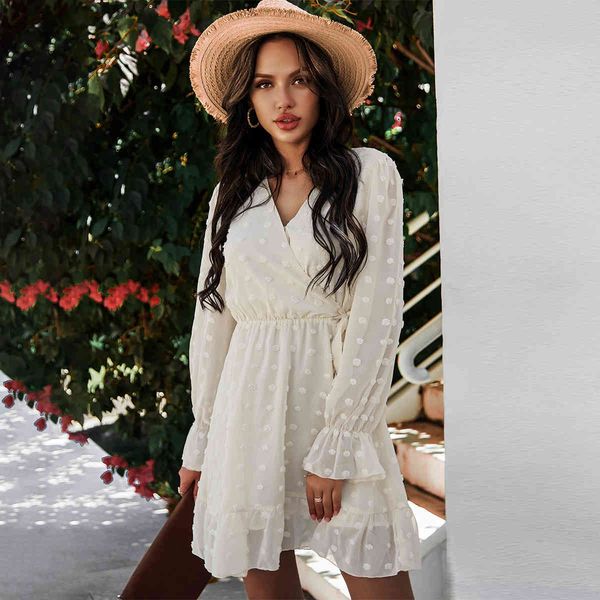 jastie spring summer dress v-neck long sleeve with belt chic women mini dresses chiffon casual boho beach female vestidos 210419, White
jastie spring summer dress v-neck long sleeve with belt chic women mini dresses chiffon casual boho beach female vestidos 210419, White