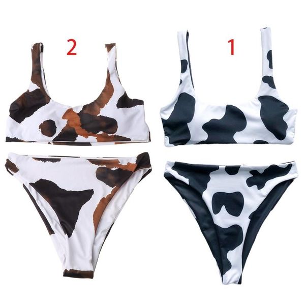one-piece suits women two piece bikini set milk cow print scoop neck swimsuit high waisted push up padded summer bathing suit
one-piece suits women two piece bikini set milk cow print scoop neck swimsuit high waisted push up padded summer bathing suit