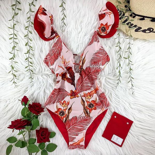 one-piece suits 2021 print swimwear deep v-neck ruffle swimsuit push up one piece beach wear backless monokini
one-piece suits 2021 print swimwear deep v-neck ruffle swimsuit push up one piece beach wear backless monokini