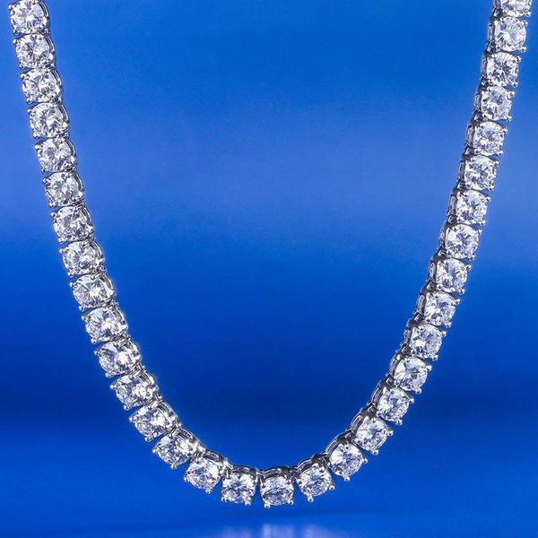 iced out tennis chain 5mm white gold necklace link hip hop jewelry for men and women street culture chains, Silver
iced out tennis chain 5mm white gold necklace link hip hop jewelry for men and women street culture chains, Silver