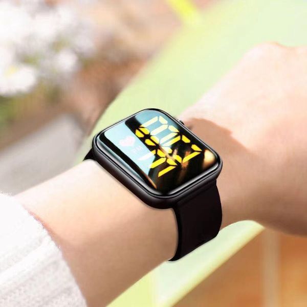wristwatches men women digital watch fashion acrylic square dial led electronic men's wristwatch 50m waterproof watches relogio masculi, Slivery;brown
wristwatches men women digital watch fashion acrylic square dial led electronic men's wristwatch 50m waterproof watches relogio masculi, Slivery;brown