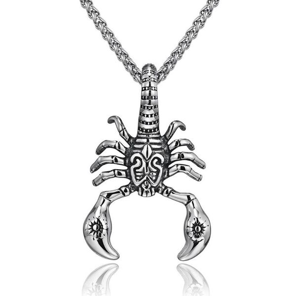 pendant necklaces gothic style poisonous scorpion gecko animal insect for men punk hip-hop jewelry stainless steel chain 24'', Silver
pendant necklaces gothic style poisonous scorpion gecko animal insect for men punk hip-hop jewelry stainless steel chain 24'', Silver
