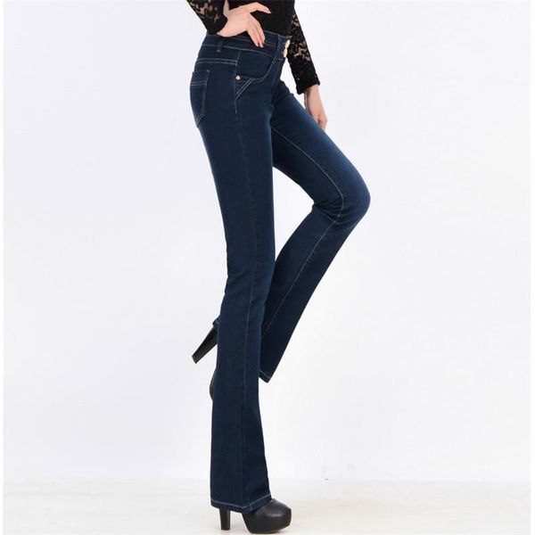 plus size stretch slim denim womens jean flares pants moms high waist jeans breathable fashion women bell bottom trousers, Blue
plus size stretch slim denim womens jean flares pants moms high waist jeans breathable fashion women bell bottom trousers, Blue