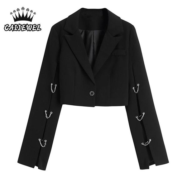 women's suits & blazers long sleeves clothing women blazer chic lady street black ladies autumn baggy outerwear fashion short senior o, White;black
women's suits & blazers long sleeves clothing women blazer chic lady street black ladies autumn baggy outerwear fashion short senior o, White;black
