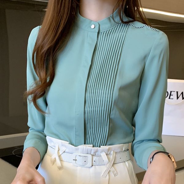 korean women shirts chiffon blouses woman long sleeve shirt solid blouse plus size ladies white 210427
korean women shirts chiffon blouses woman long sleeve shirt solid blouse plus size ladies white 210427