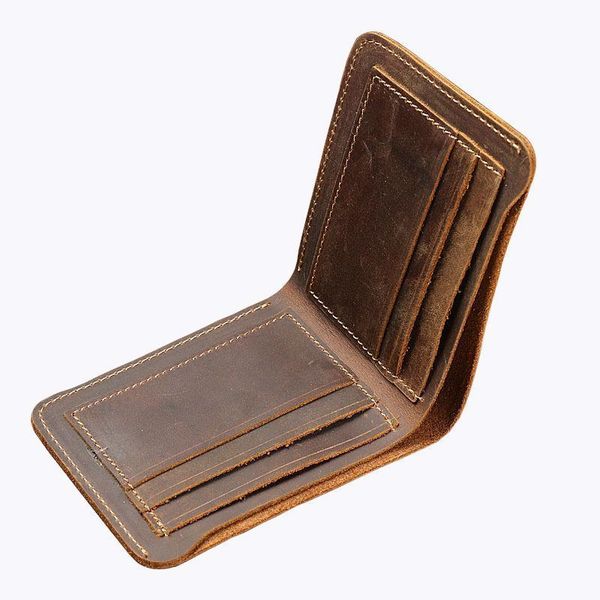 genuine leather male wallet crazy horse short for men retro designer small purse with credit card cover handmade, Red;black
genuine leather male wallet crazy horse short for men retro designer small purse with credit card cover handmade, Red;black