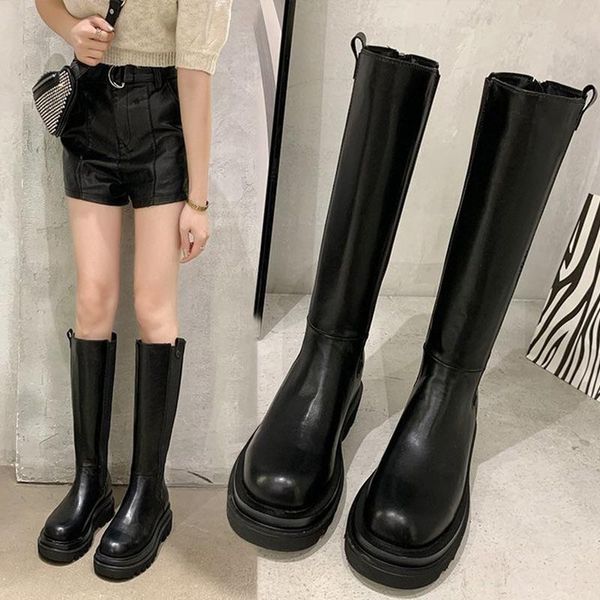 boots 2022 fashion woman platform waterproof winter pu leather non-slip knee high brand casual women chunky long, Black
boots 2022 fashion woman platform waterproof winter pu leather non-slip knee high brand casual women chunky long, Black