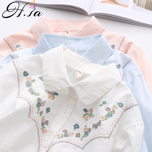 hsa cotton emboridery shirts women floral white blouse loose lady female clothes outwear spring s 210417
hsa cotton emboridery shirts women floral white blouse loose lady female clothes outwear spring s 210417