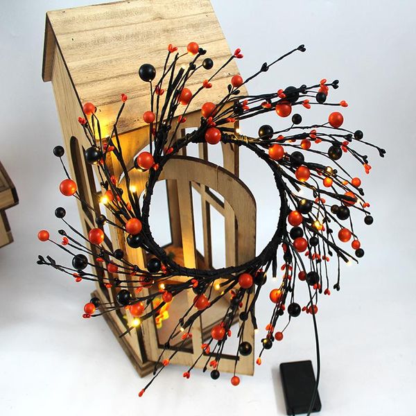 decorative flowers & wreaths one holiday way 6-inch halloween wreath with orange and black berries hanging decoration 20 led light fall
decorative flowers & wreaths one holiday way 6-inch halloween wreath with orange and black berries hanging decoration 20 led light fall