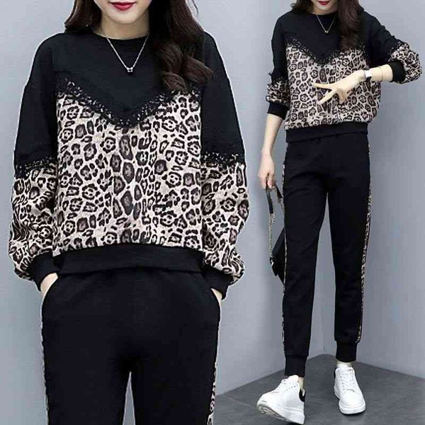 two piece sportswear women's 2021 spring and autumn fashion korean version foreign style loose sweater leisure suit women, Gray
two piece sportswear women's 2021 spring and autumn fashion korean version foreign style loose sweater leisure suit women, Gray