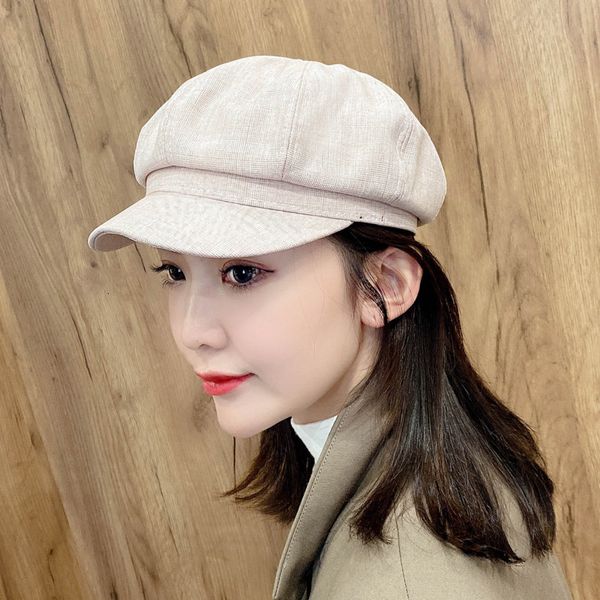 women's hat in spring and autumn korean fashion octagonal solid color bud duck tongue trend painter's, Blue;gray
women's hat in spring and autumn korean fashion octagonal solid color bud duck tongue trend painter's, Blue;gray