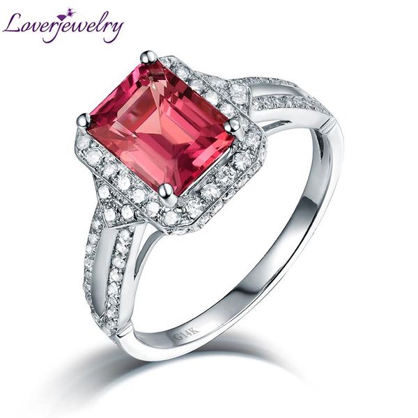 cluster rings loverjewelry tourmaline jewelry pure 14kt white gold pink diamonds women for mother christmas gift, Golden;silver
cluster rings loverjewelry tourmaline jewelry pure 14kt white gold pink diamonds women for mother christmas gift, Golden;silver