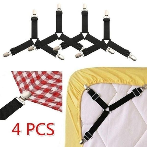 clothing & wardrobe storage 4pcs/set bed sheet clip belt fastener mattress elastic non-slip blanket gripper white and black
clothing & wardrobe storage 4pcs/set bed sheet clip belt fastener mattress elastic non-slip blanket gripper white and black