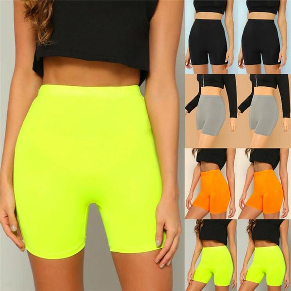 women high waist shorts pocket gym cycling biker solid sport 5 colors women's, White;black
women high waist shorts pocket gym cycling biker solid sport 5 colors women's, White;black