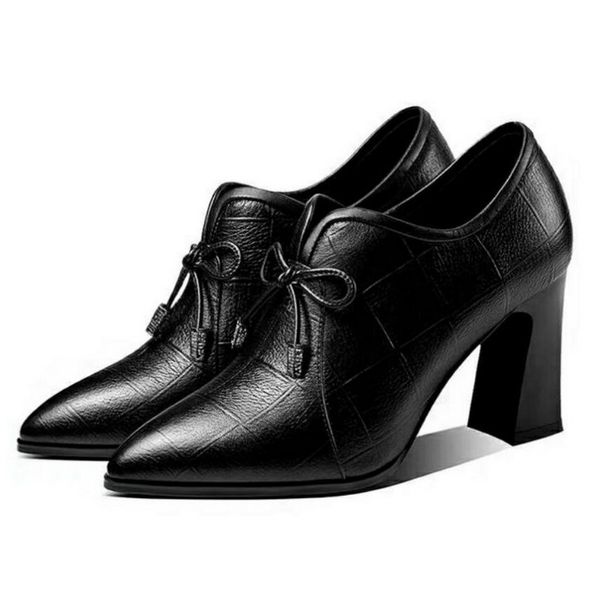 fall deep high heels womanmicrofiber leather shoeswomen pumps pointed toefashion footware for femaleblock heelblack, Black
fall deep high heels womanmicrofiber leather shoeswomen pumps pointed toefashion footware for femaleblock heelblack, Black
