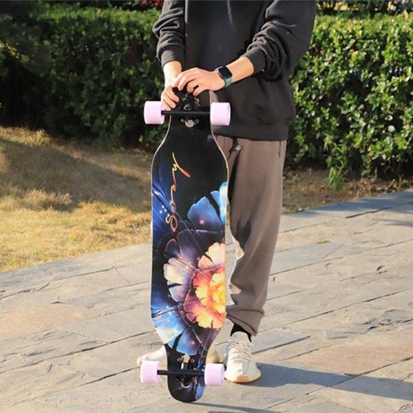 dancing longbard women long board dance 104cm beginner pu wheels sliding road girls 4 flat figure skateboarding
dancing longbard women long board dance 104cm beginner pu wheels sliding road girls 4 flat figure skateboarding