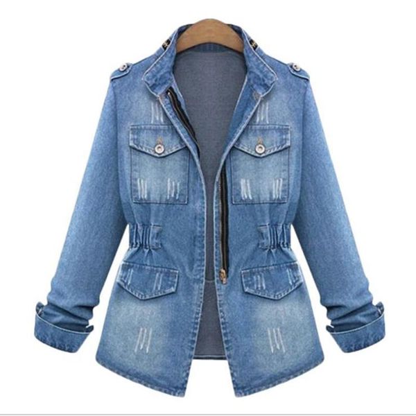 women's jackets plus size 5xl women coat 2021 spring fashion long sleeve outwear female casual, Black;brown
women's jackets plus size 5xl women coat 2021 spring fashion long sleeve outwear female casual, Black;brown