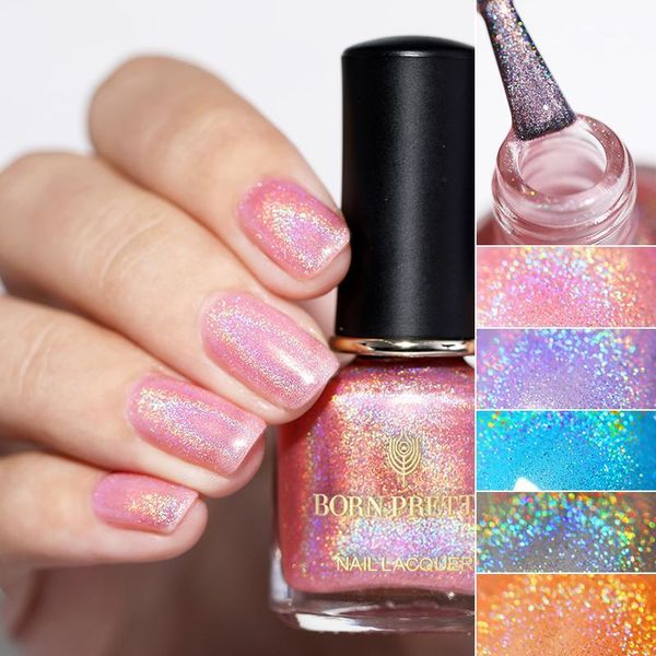 pretty holographic nail polish pink glitter shimmer laser holo art varnish color diy design 6ml polish1
pretty holographic nail polish pink glitter shimmer laser holo art varnish color diy design 6ml polish1