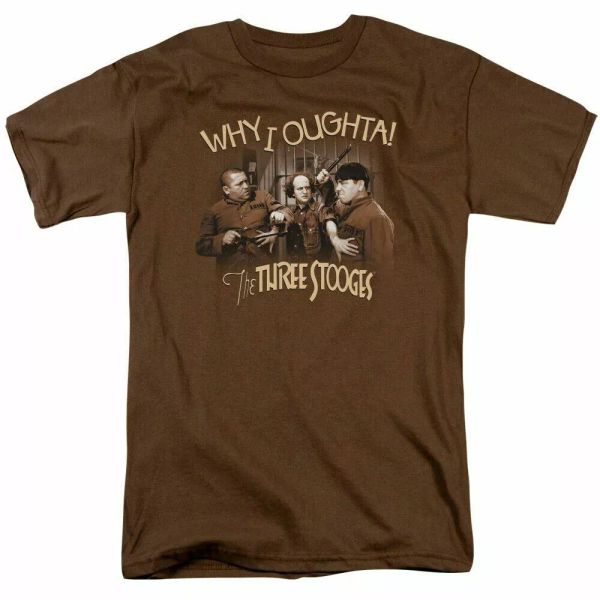 the three stooges why i oughta t shirt mens license moe larry curly tee coffee, White;black
the three stooges why i oughta t shirt mens license moe larry curly tee coffee, White;black