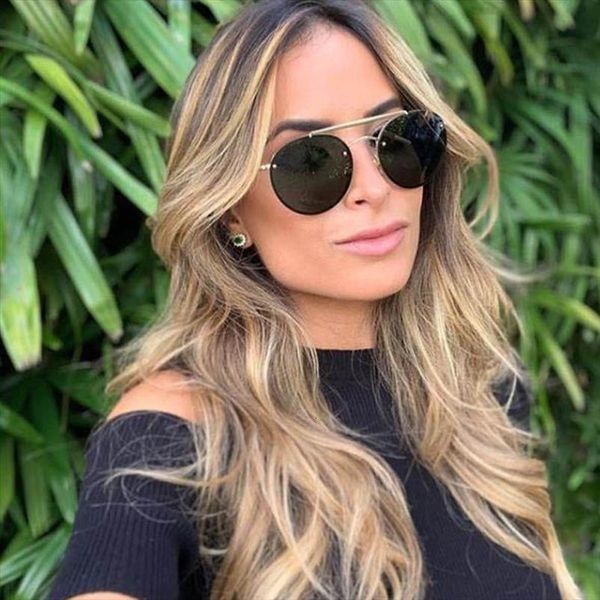 rimless sunglasses woman vintage round brand ladies fashion trend oversize shades for women female rivet, White;black
rimless sunglasses woman vintage round brand ladies fashion trend oversize shades for women female rivet, White;black