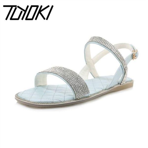 tuyoki size 29-43 women sandals flat heels summer shoes simple fashion bling buckle lady party ankle strap, Black
tuyoki size 29-43 women sandals flat heels summer shoes simple fashion bling buckle lady party ankle strap, Black