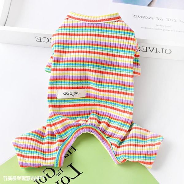 the dog clothes elastic stripe pet dog mini bear teddy pajamas four legged clothes air conditioning clothing summer thin leisure
the dog clothes elastic stripe pet dog mini bear teddy pajamas four legged clothes air conditioning clothing summer thin leisure