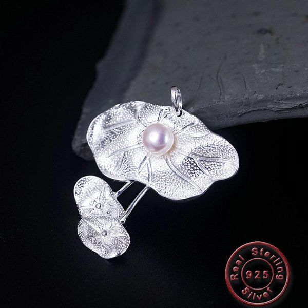 amxiu natural freshwater pearl pendant 925 silver necklace handmade lotus leaf pendants necklaces for women girls accessories chokers, Golden;silver
amxiu natural freshwater pearl pendant 925 silver necklace handmade lotus leaf pendants necklaces for women girls accessories chokers, Golden;silver