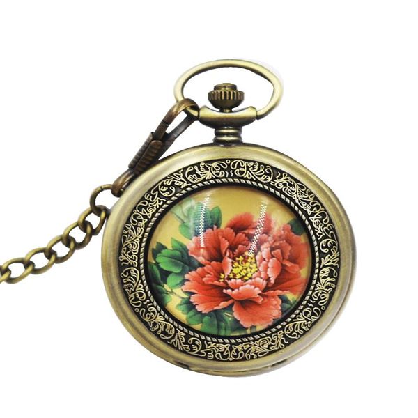 pocket watches peony watch with beautiful chinese painting pendant lady gift a variety of colors to choose flower, Slivery;golden
pocket watches peony watch with beautiful chinese painting pendant lady gift a variety of colors to choose flower, Slivery;golden