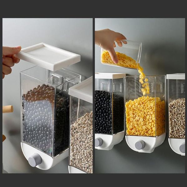 easy press- kitchen storage container cereal dispenser oatmeal wall mounted grains rice accessories* bottles & jars
easy press- kitchen storage container cereal dispenser oatmeal wall mounted grains rice accessories* bottles & jars