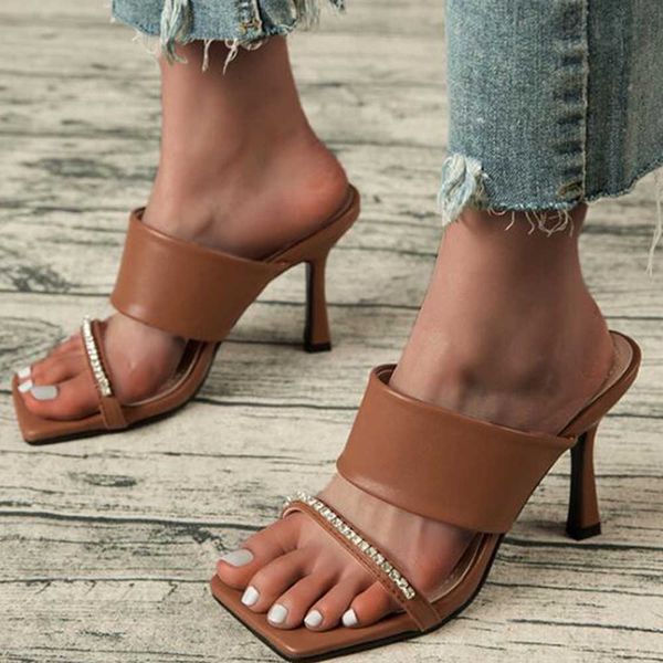 women summer slides fashion open toe high heels square head slippers leisure sandal female beach flip flops qq434 210625, Black
women summer slides fashion open toe high heels square head slippers leisure sandal female beach flip flops qq434 210625, Black