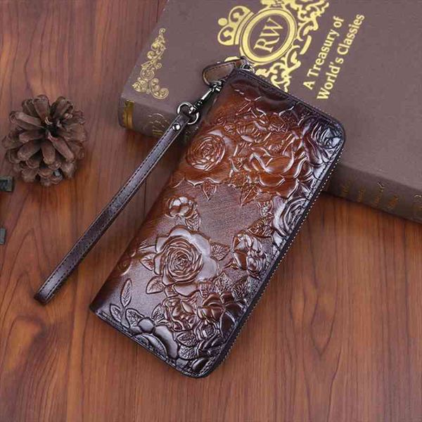 genuine leather women purse clutch handy bag printing rose floral real cowhide ladies card retro money clips long wallet, Red;black
genuine leather women purse clutch handy bag printing rose floral real cowhide ladies card retro money clips long wallet, Red;black