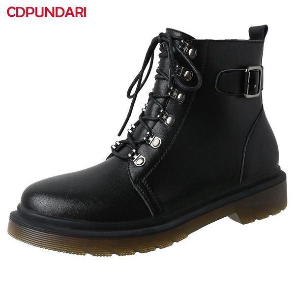 boots ladies black genuine leather low heels platform ankle women autumn winter punk short shoes bottine femme
boots ladies black genuine leather low heels platform ankle women autumn winter punk short shoes bottine femme