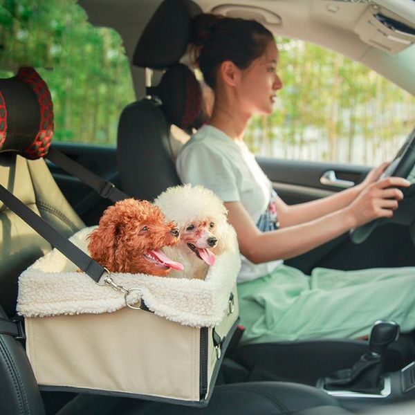 portable safety small pet dog car seat carrier foldable multifunction puppy travel bed for washable warm covers
portable safety small pet dog car seat carrier foldable multifunction puppy travel bed for washable warm covers