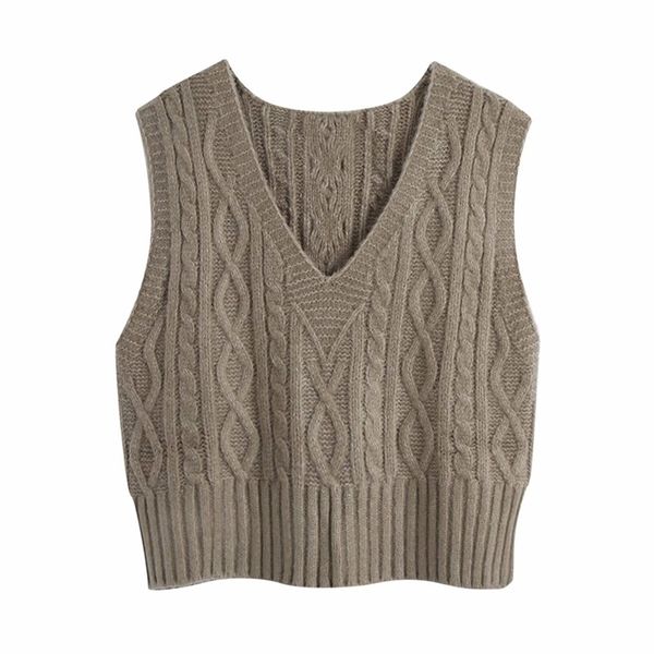 women autumn crocheted sweater sleeveless o-neck pullovers ribbed female casual street clothing 210513, White;black
women autumn crocheted sweater sleeveless o-neck pullovers ribbed female casual street clothing 210513, White;black