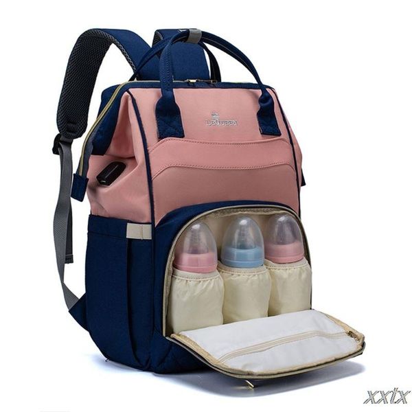 backpack multifunctional baby diaper mummy large capacity nappy bag usb charging port with changing mat stroller straps
backpack multifunctional baby diaper mummy large capacity nappy bag usb charging port with changing mat stroller straps