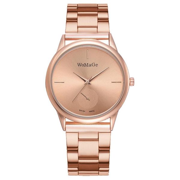 women watches simple rose gold watch luxury female wrist stainless steel ladies relogio feminino wristwatches, Slivery;brown
women watches simple rose gold watch luxury female wrist stainless steel ladies relogio feminino wristwatches, Slivery;brown