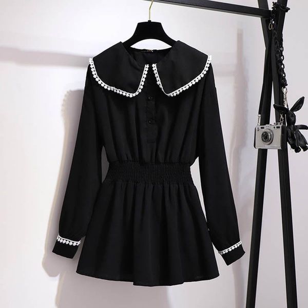 women's t-shirt autumn chiffon women plus size bust 157cm 6xl 7xl 8xl 9xl 10xl long sleeve doll collar black color, White
women's t-shirt autumn chiffon women plus size bust 157cm 6xl 7xl 8xl 9xl 10xl long sleeve doll collar black color, White